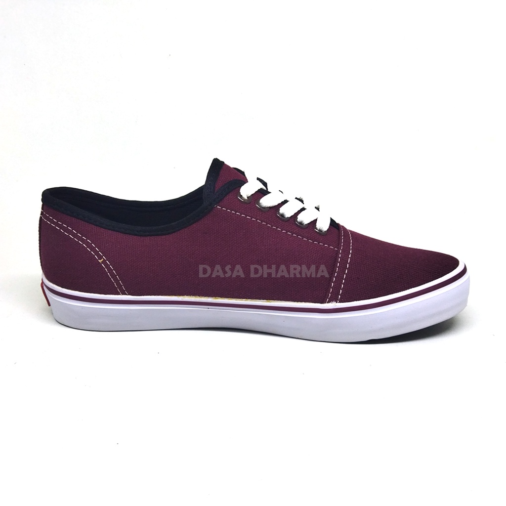 Sepatu Ardiles Sneakers Casual Nongkrong Santai Pria Dewasa Original 100% Merah Maroon