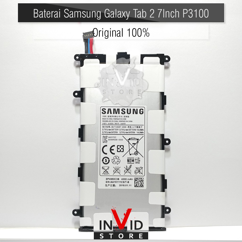 Baterai Samsung Galaxy Tab 2 7Inch P3100