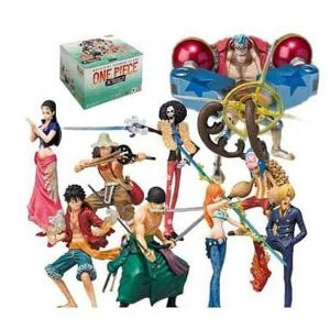 Dijual Figure One Piece Set Chodam Figure Luffy Figure Zoro Figure Shanks Murah