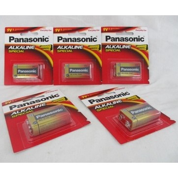 Panasonic Batere Baterei Alkaline 9 Volt Long Lasting Lebih Tahan Lama