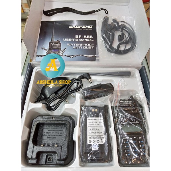 Promo ht baofeng A58 waterprof dual band