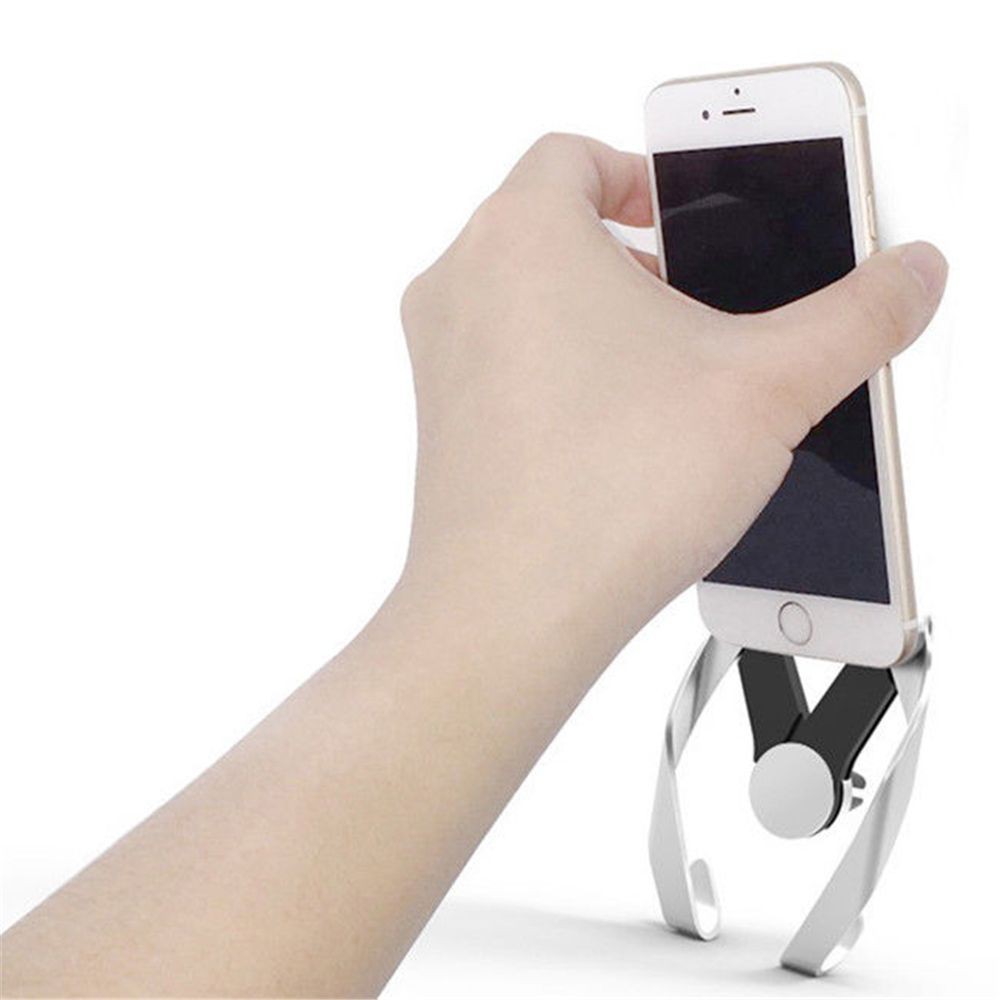 Mount Holder Smartphone / GPS Tipe M Fleksibel untuk Ventilasi AC Mobil