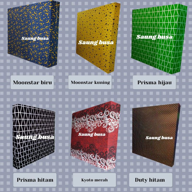 FREE ONGKIR [HANYA SARUNG] SARUNG KASUR LIPAT 4,3,2 TEBAL 10 CM / COVER KASUR LIPAT INOAC NO 1,2,3,4