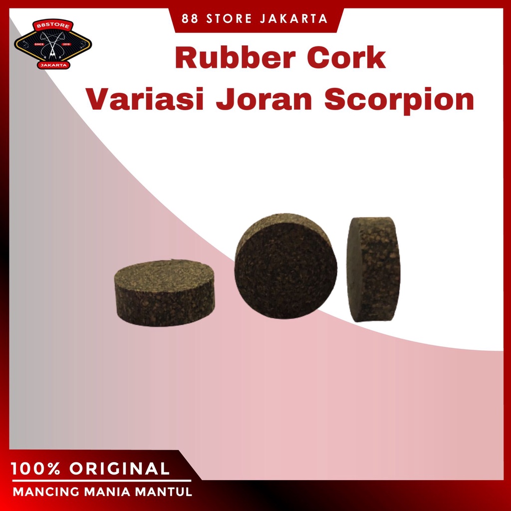 rubber cork variasi busa joran