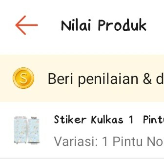 Stiker Kulkas 1  Pintu Masterchef Shabby