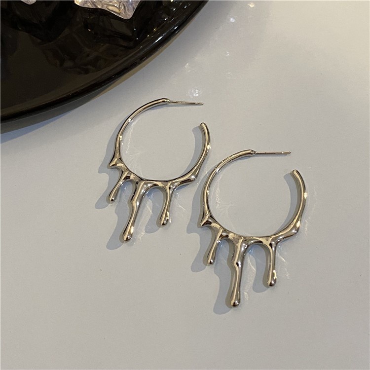 Anting Drop Bahan Logam Untuk Aksesoris