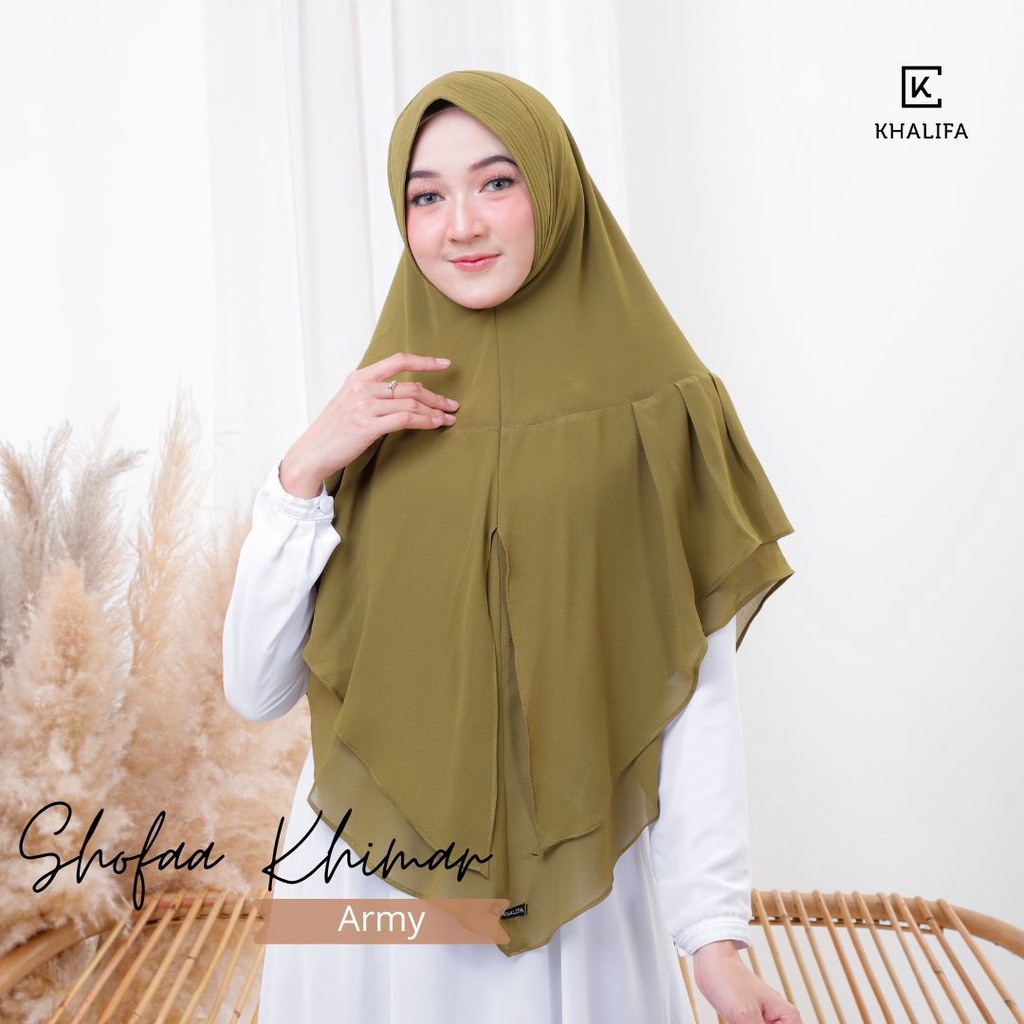 HIJAB SHOFAA KHIMAR/KHIMAR SYARI/HIJAB KHIMAR 2 LAYER