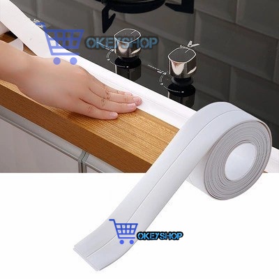 STRIP PEREKAT ANTI AIR ISOLASI LAKBAN DAPUR WASTAFEL TAHAN JAMUR - Putih