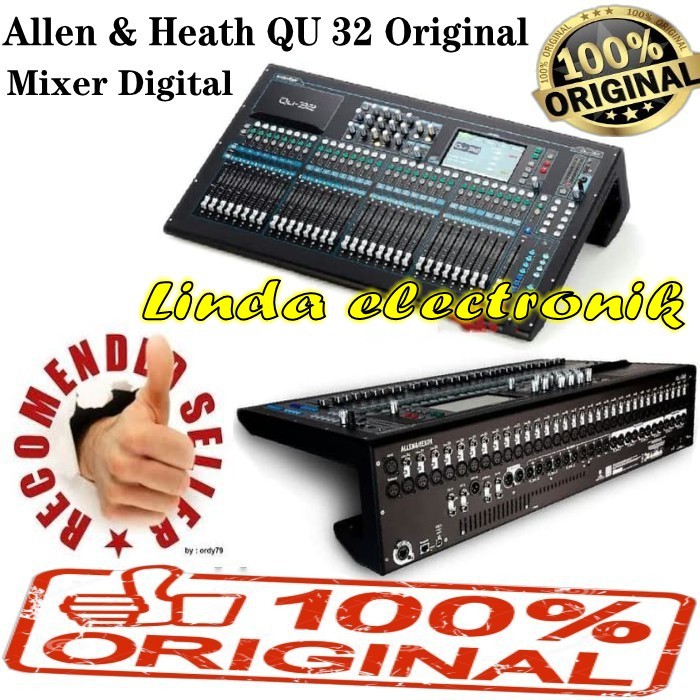Mixer Allen&Heath QU32 Original Digital Mixer QU 32 Channel