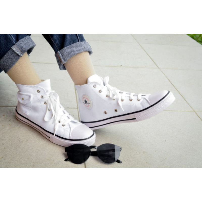 SEPATU CONVERSE CHUCK BOOTS PUTIH