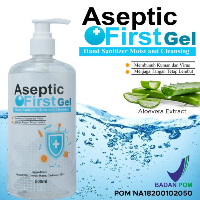 PAKET DESINFEKTAN SPRAY PREMIUM 5 LITER + HANDSANITIZER GEL 500ML