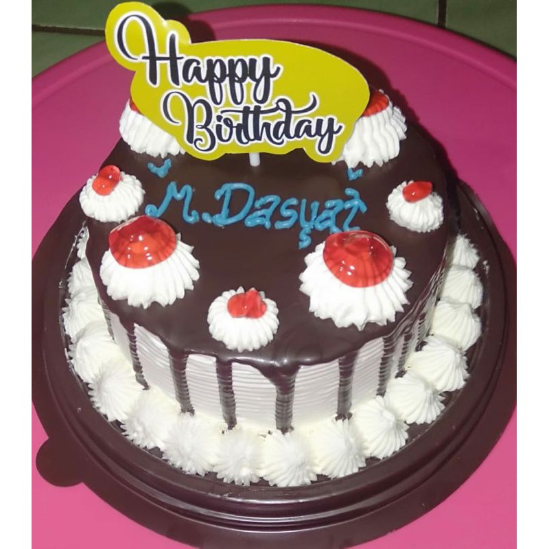 

kue ultah diameter 12 cm
