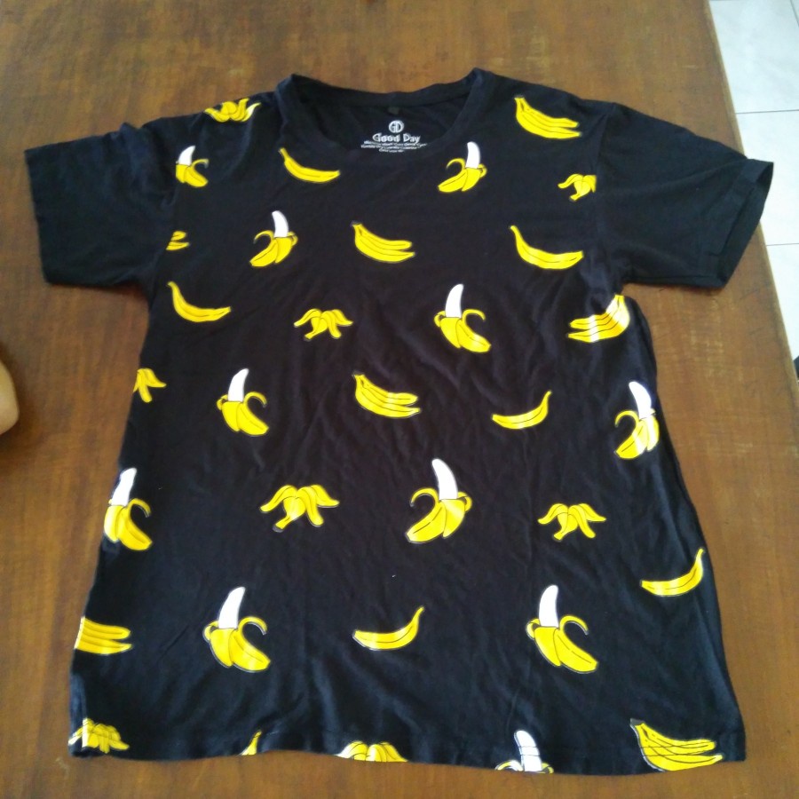 kaos print pisang