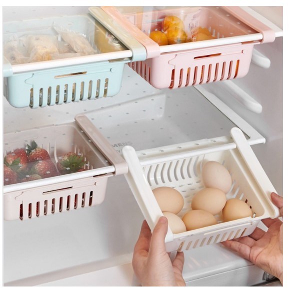 [ RAK TARIK KULKAS ] LACI Kulkas Kotak Penyimpanan Makanan