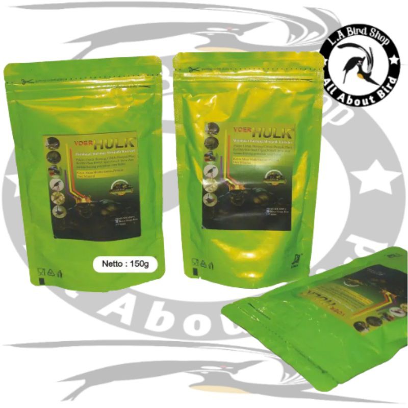 VOER HULK PAKAN BURUNG PLECI