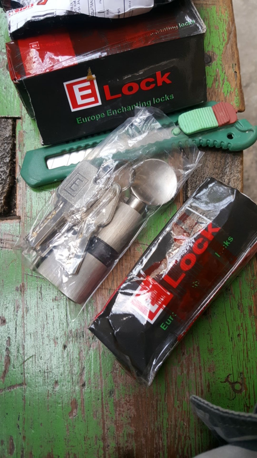 Enchanting Silinder Kunci Pintu Elock /isi Kunci Model Putar/anak Kunci Puter