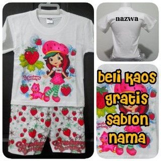 KAOS BAJU SETELAN ANAK GAMBAR STRAWBERI PRINCES CINDERELLA KAOS BAJU SETELAN ANAK GAMBAR STRAWBERI PRINCES CINDERELLA