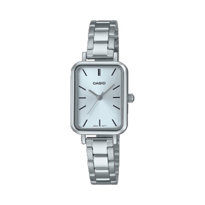 Casio Original LTP V009D 1E / LTP-V009D-2E 4E 7E Jam Tangan Wanita Rantai Silver Stainless Steel Strap