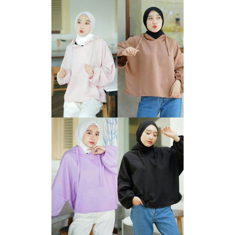 HOODIE V NECK BALON | HOODIE LILAC | HOODIE | HOODIE OVERSIZE | CLARA DADDARIO | OVERSIZE SWEATER