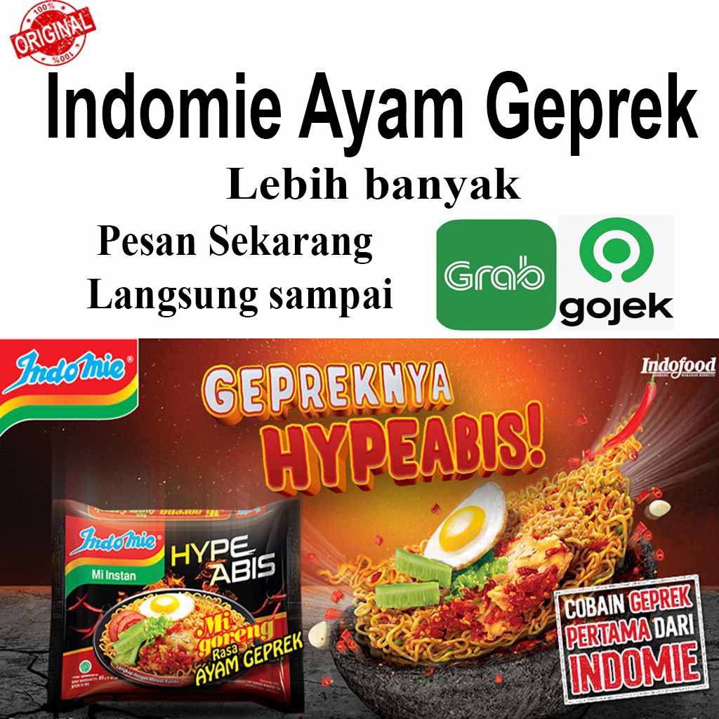 

Indomie Goreng Ayam Geprek.Grosir Tangerang.Man Noi