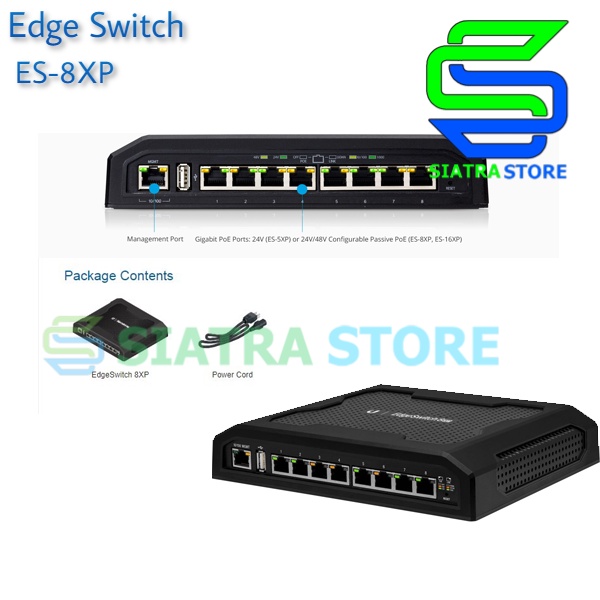 Ubiquiti ES 8XP Edge Switch 8Port XP