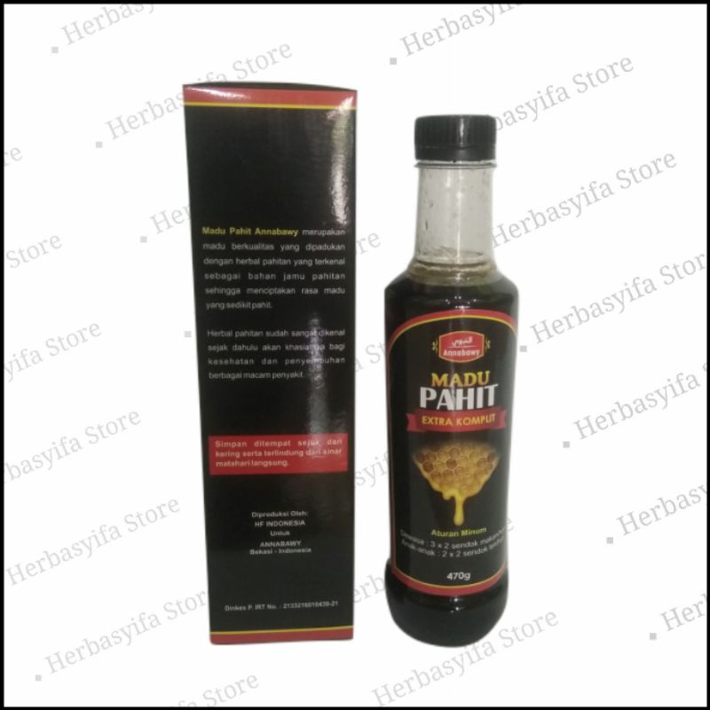 Madu Hitam Pahit Annabawy Extra Komplit 470 gram