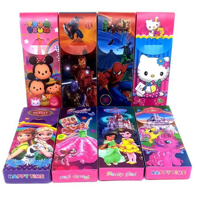 

HOT SALE Kotak pensil rakit souvenir tempat pensil anak lipat Terjamin
