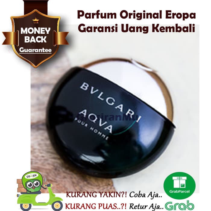 Parfum Pria Original Bvlgari Bulgari Aqua Aqva For Men Asli Ori Reject