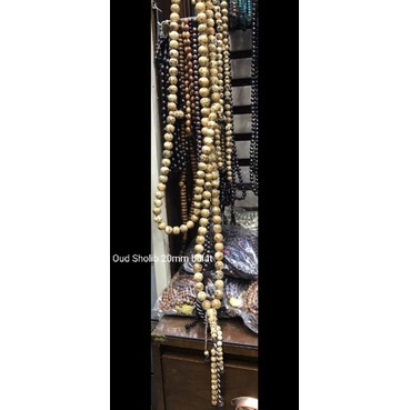 Tasbih Oud Sholib 20mm bulat