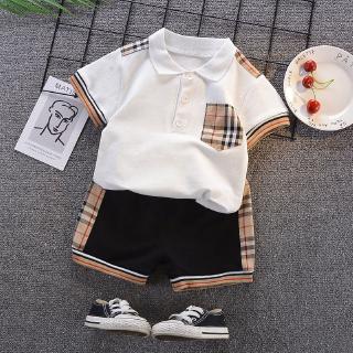 Set Baju Anak Laki Laki Lengan Pendek Motif Kotak Kotak Set Baju Anak Laki Laki Lengan Pendek Motif Kotak Kotak