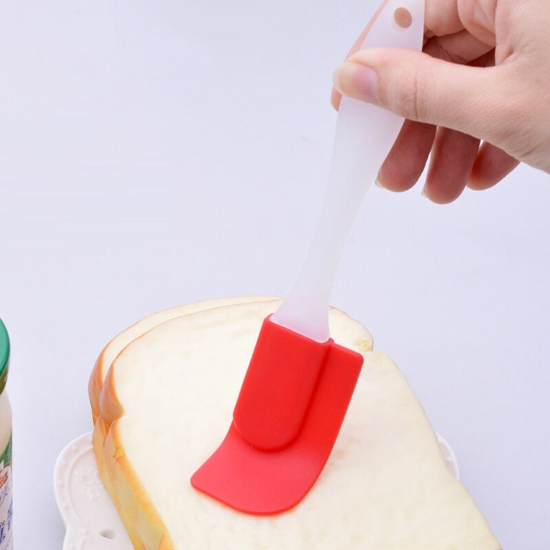 [Promo Terbaru]Spatula Oles Silikon Food Grade Sendok Sutil Pengaduk Adonan Anti Lengket Tahan Pana