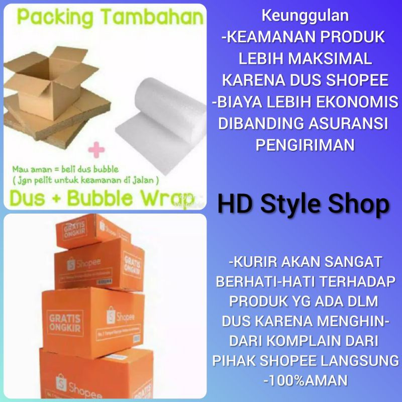 

PACKING TAMBAHAN / BUBBLE WRAP / PENGAMAN PAKET