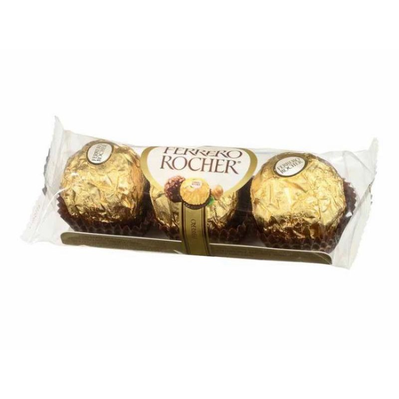 

Cokelat FERRERO ROCHER T3 37.5gr / Cokelat / FERRERO / ROCHER / T3 / isi 3 biji / 37.5gr / Coklat / dengan / kacang / hazel / hazelnut / chocolate / italy / import / italy