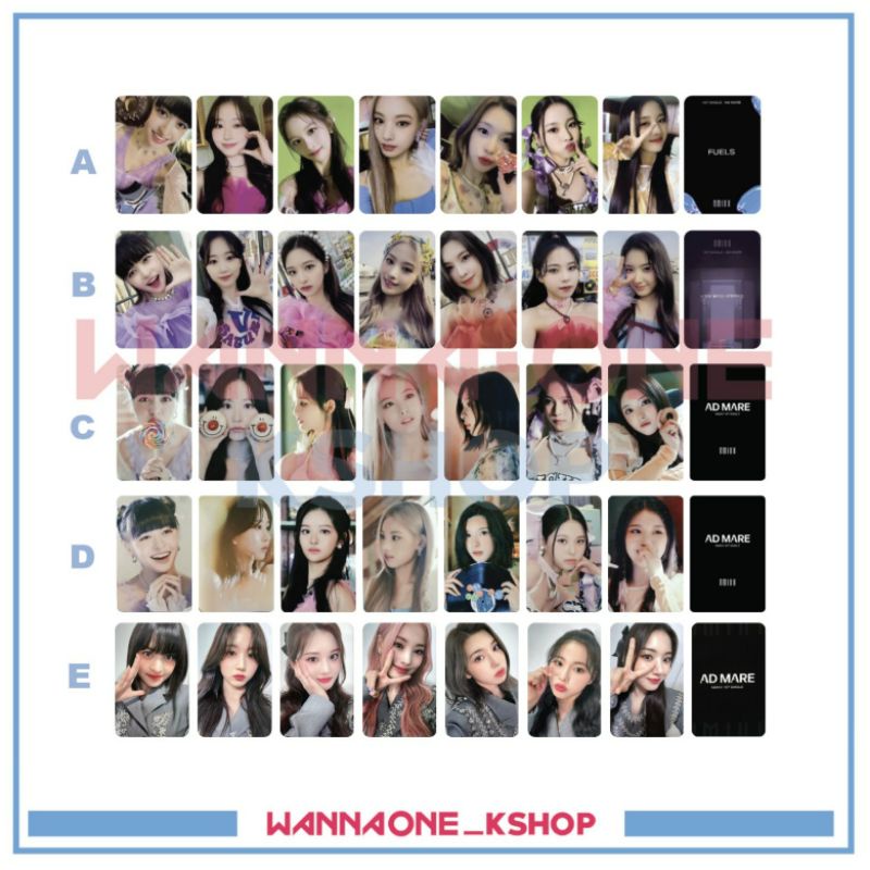 photocard nmixx album admare