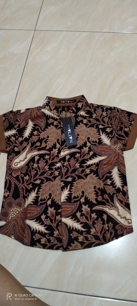 Kemeja Koko Batik Anak Baturaden Blekser By Nattaline