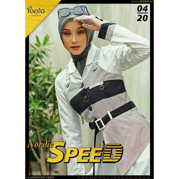 Poeva Nordic Speed Gamis Wanita Poeva by Tuneeca PV-04200
