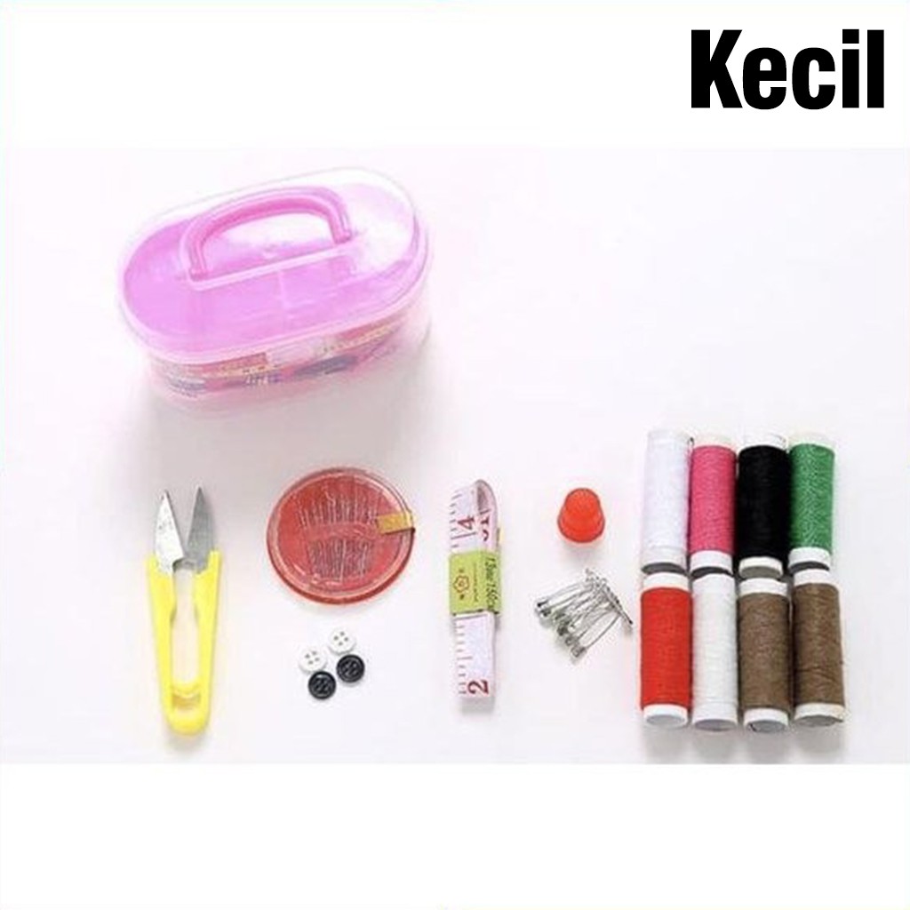 Set Alat Jahit Peralatan Menjahit Benang Jarum Gunting / Sewing Kit