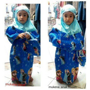 mukena frozen paud 2-5 th