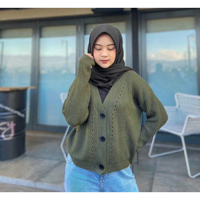 Cardi Uusloa - Cardigan Wanita Terbaru - Outwear Wanita