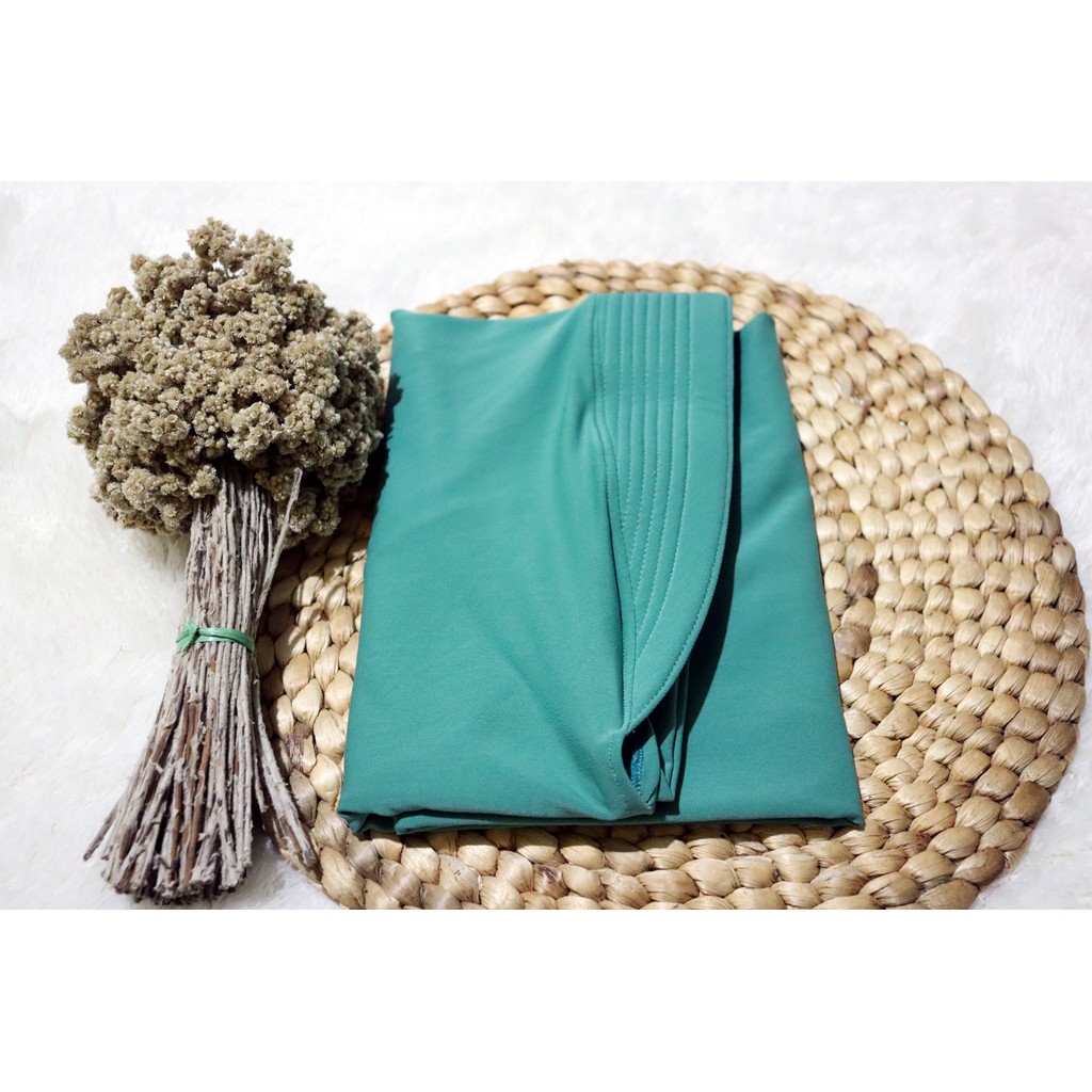 KHIMAR JERSEY PINGUIN JERSEY PREMIUM BEST Quality-hijau wardah