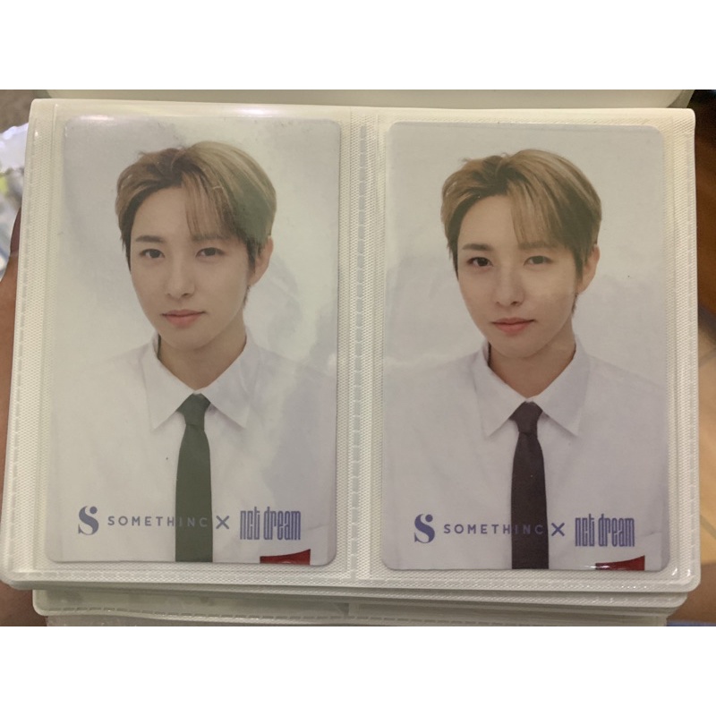 [SHARING] SOMETHINC x NCT DREAM PHOTOCARD PC RENJUN JISUNG CHENLE