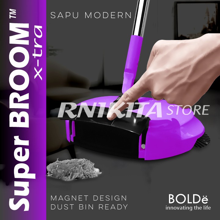 BOLDe SUPER BROOM X-TRA - Sapu Otomatis Tanpa Listrik