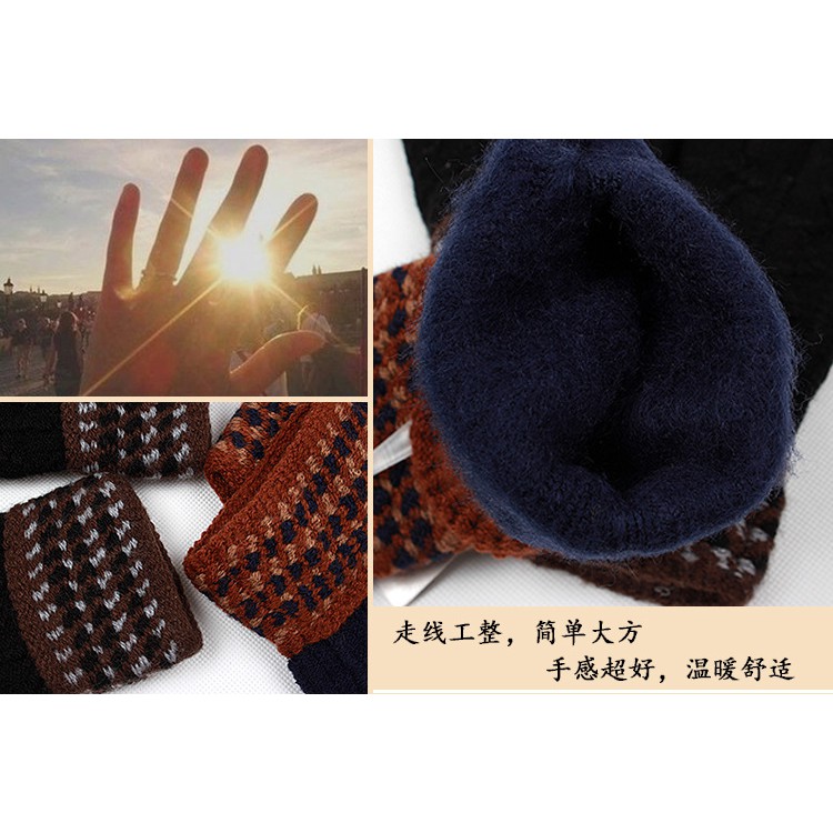 KN-06 sarung tangan musim dingin winter gloves rajut knit touch screen