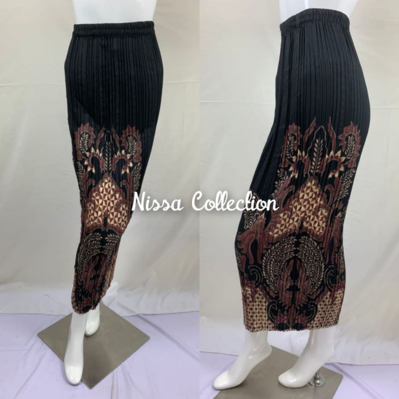 Rok batik plisket/ Bahan batik/ Bawahan kebaya/ Rok Batik jumbo