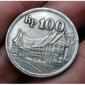 Uang Logam 100 tahun 1971 phon kelapa 2 UKA UKA Limited