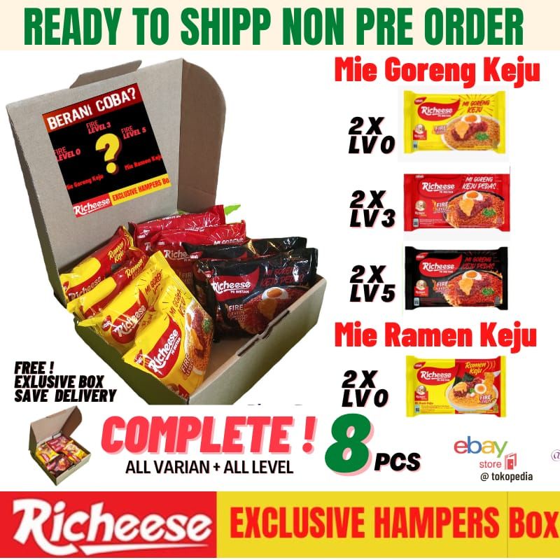 Jual Mie Keju Richeese Noodles Hampers Box Parcel Richeese Mi Keju