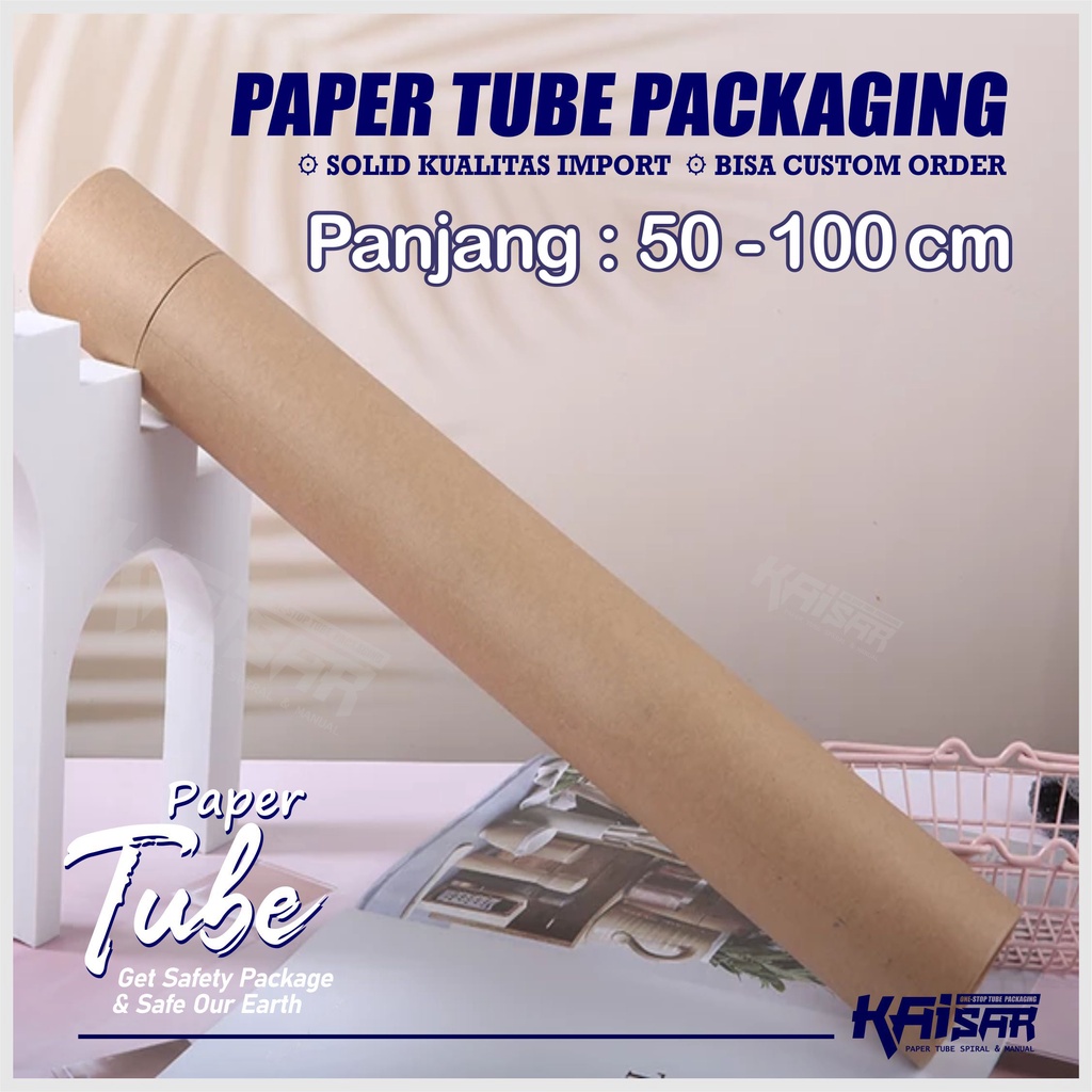 

PACKAGING TABUNG SELONGSONG PAPER TUBE - PANJANG 50 - 100 CM