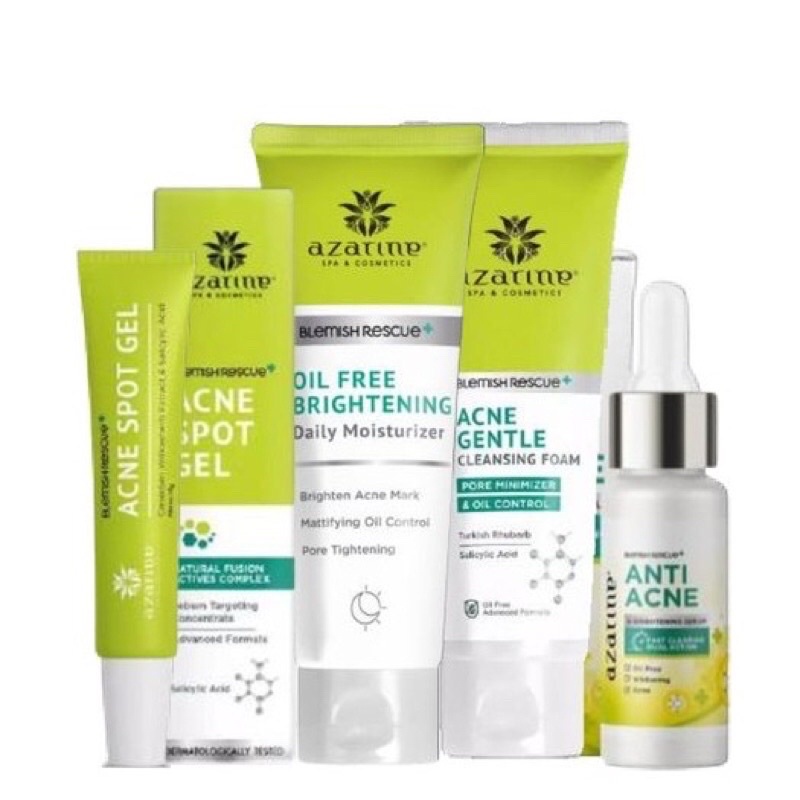 Azarine Acne Series - Face Wash - Serum - Spot Gel - Moisturizer