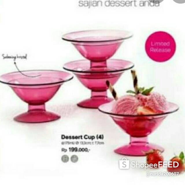 Dessert cup tupperware