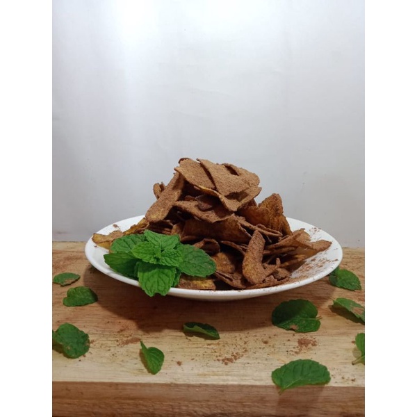 

keripik pisang coklat.